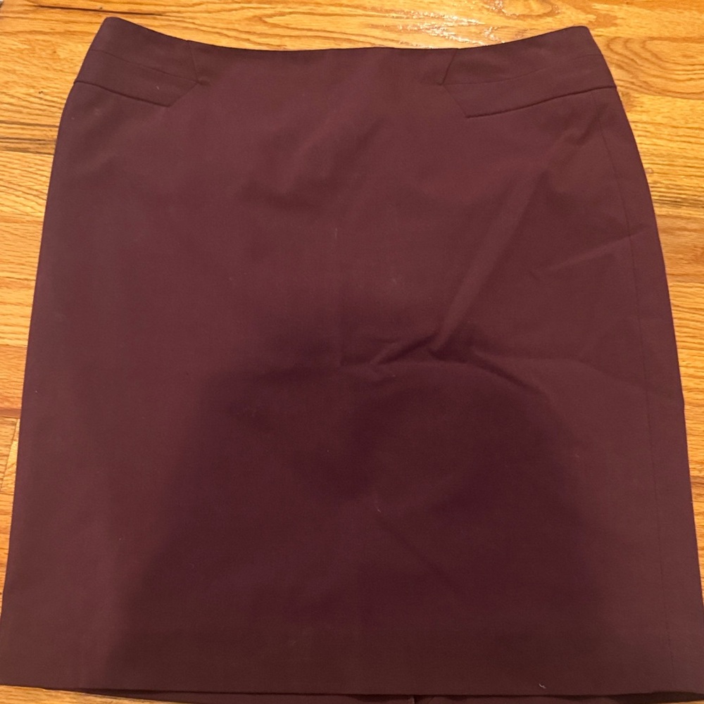 The Limited burgundy Pencil Skirt